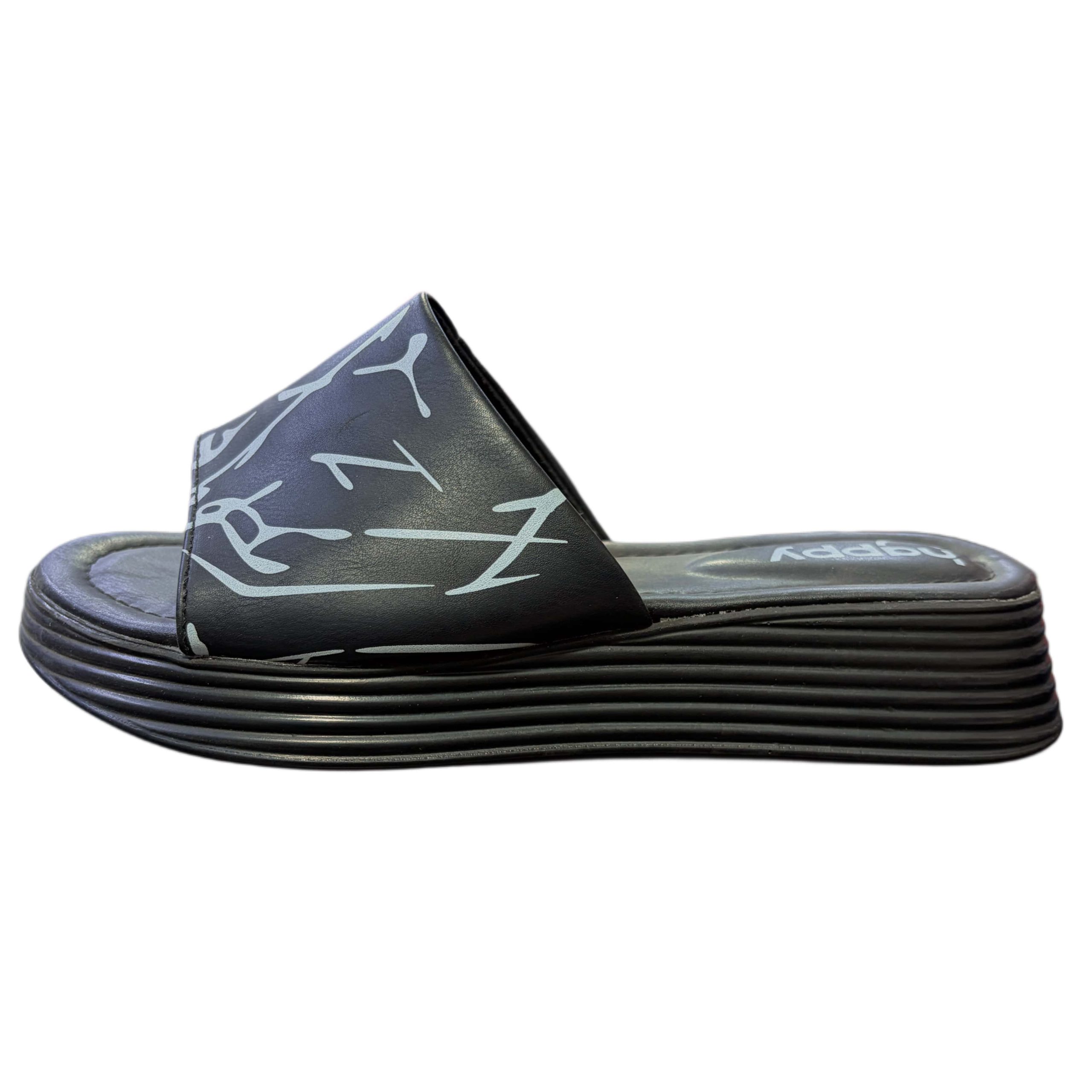 صندل زنانه happy مدل آیسان 1 صندل زنانه happy مدل آیسان رنگ مشکی