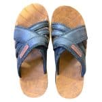 صندل مردانه چرمی آسیادار مدل آرمان